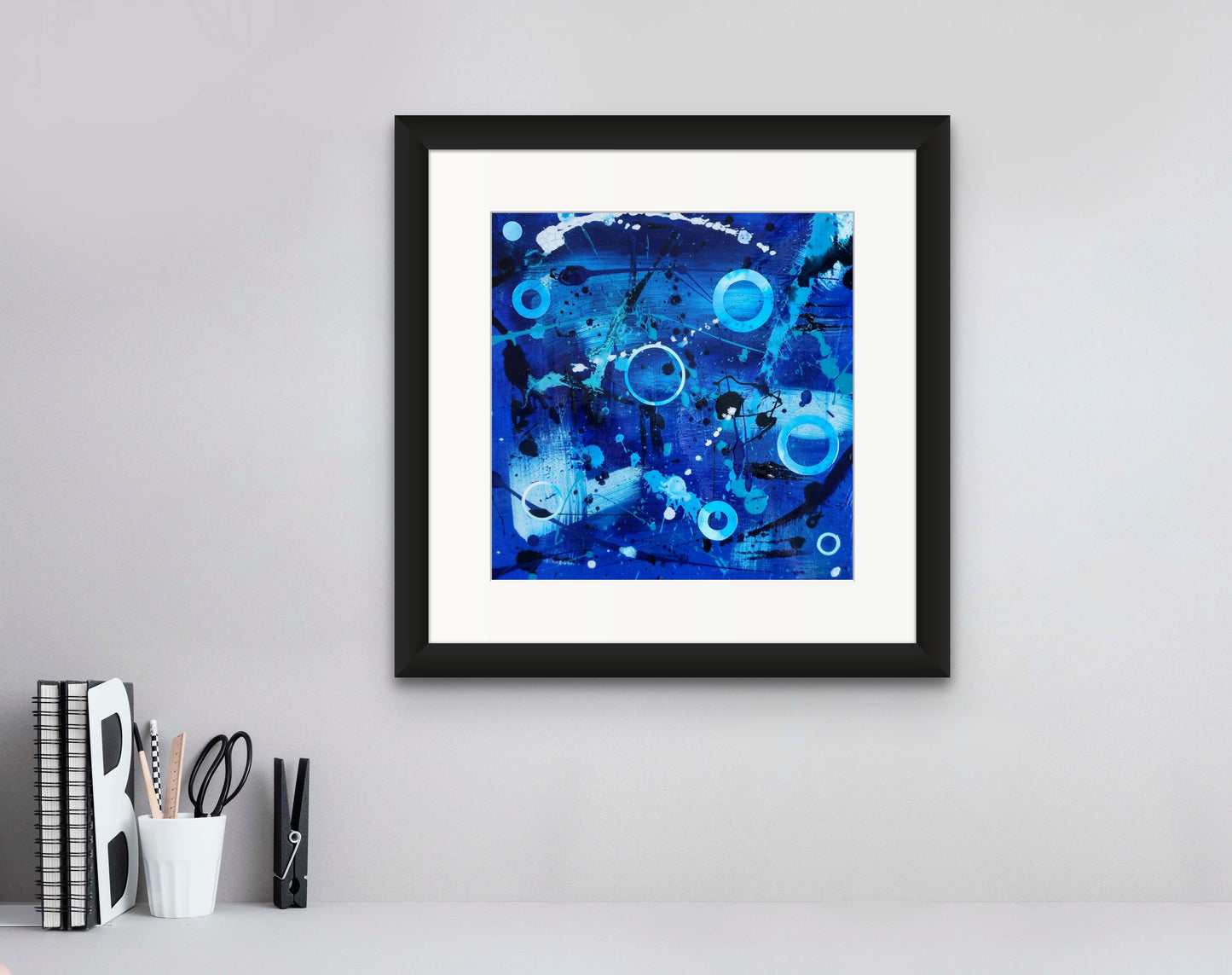 Fine Art Print of Floating Circles